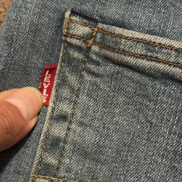 Wmns Levi’s 512 Jeans-99 Cotton-Med Wash-EUC - Picture 3 of 14